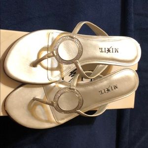 High heal sandals, with just a little bling.